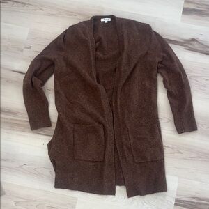 Madewell Kent Cardigan Cozy Brown Women's Sweater